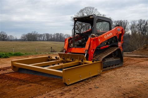 skid steer drag box|skid steer box grader.